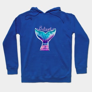 Believe Mermaid Tail Hoodie